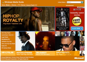 King Klutch on Windows Media HipHop Music Page with "Valentine"